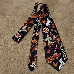 Firemen Tie Designs By A. Rogers Hand Made
